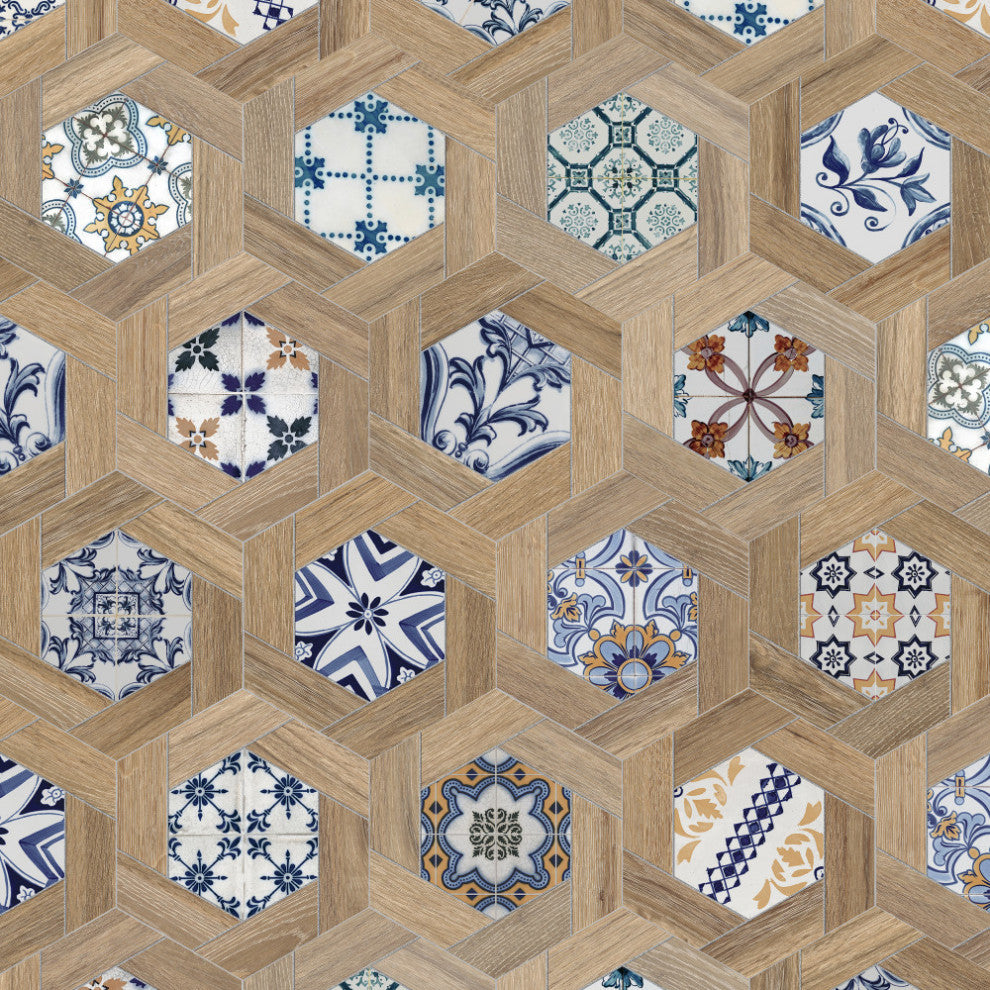 Gador Hex Porcelain Floor and Wall Tile