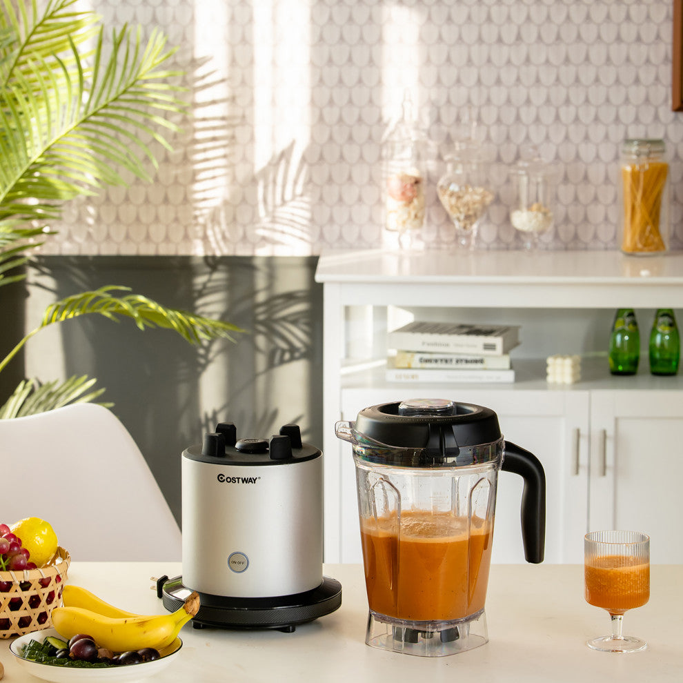 Costway 1500W Countertop Blender Smoothie Maker High Power Blender w/ 10 Speeds
