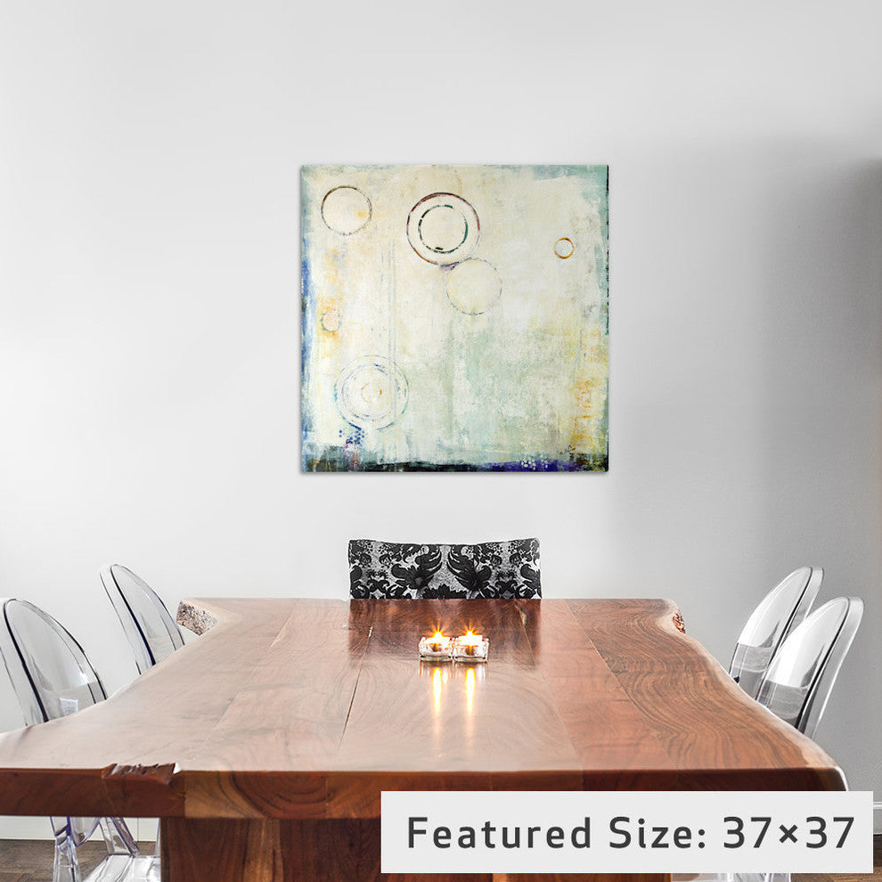"Concentric" by Julian Spencer, 37x37x1.5