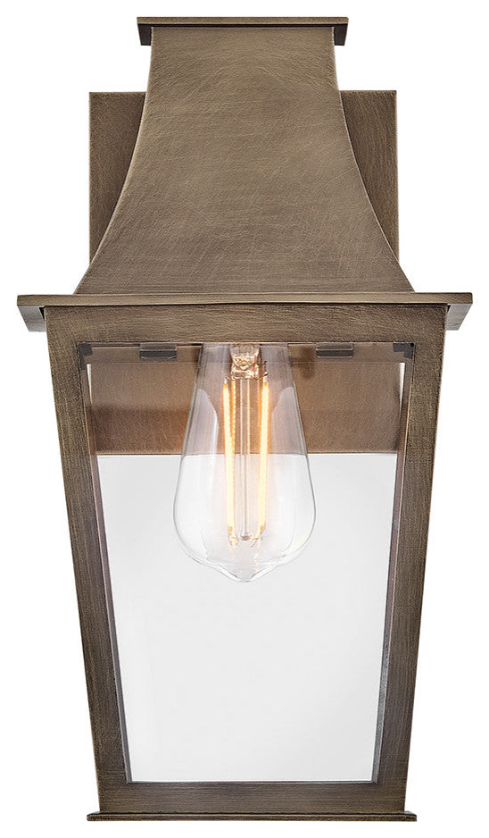 Hinkley Georgetown Small Wall Mount Lantern, Burnished Bronze