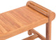 Teak Wood Lutyens Outdoor Patio Backless Bench made from A-Grade Teak Wood