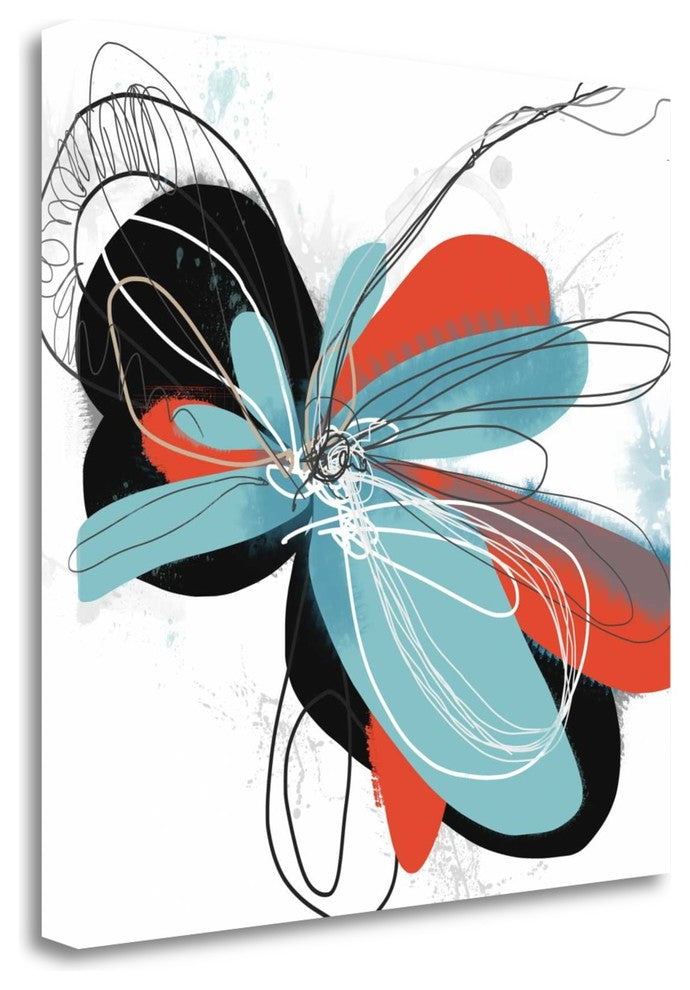 "The Flower Dances 1" By Jan Weiss, Giclee Print on Gallery Wrap Canvas