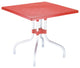 Compamia Forza Square Folding Table, Red