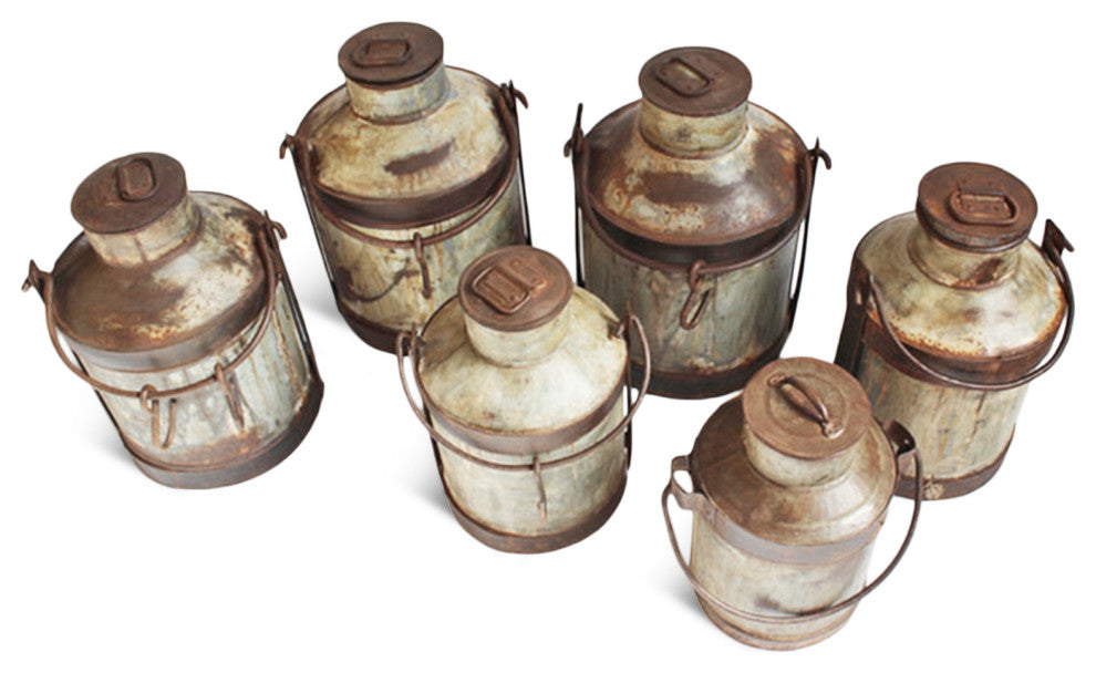 Consigned Large Vintage India Milk Can