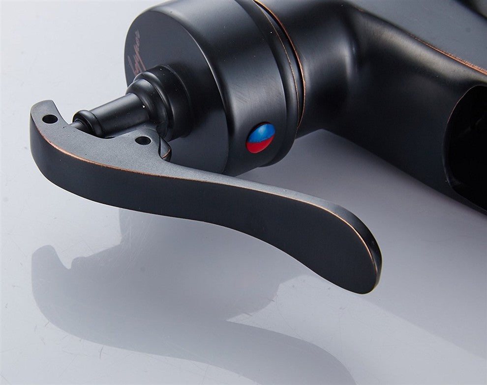 Duncan Oil Rubbed Bronze Single Handle Bathroom Sink Faucet