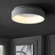 Ring 17.7" Integrated LED Flush Mount Ceiling Light, White