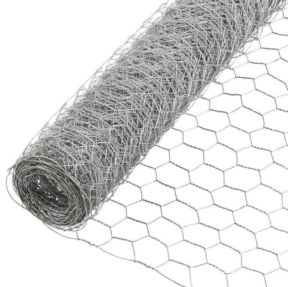 YardGard® 308447B Galvanized Poultry Netting, 20-Gauge, 1" Mesh, 72" x 50'