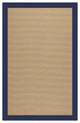 Zoe-Sisal Machine Tufted Rectangle Rug, Navy, 4'x6'