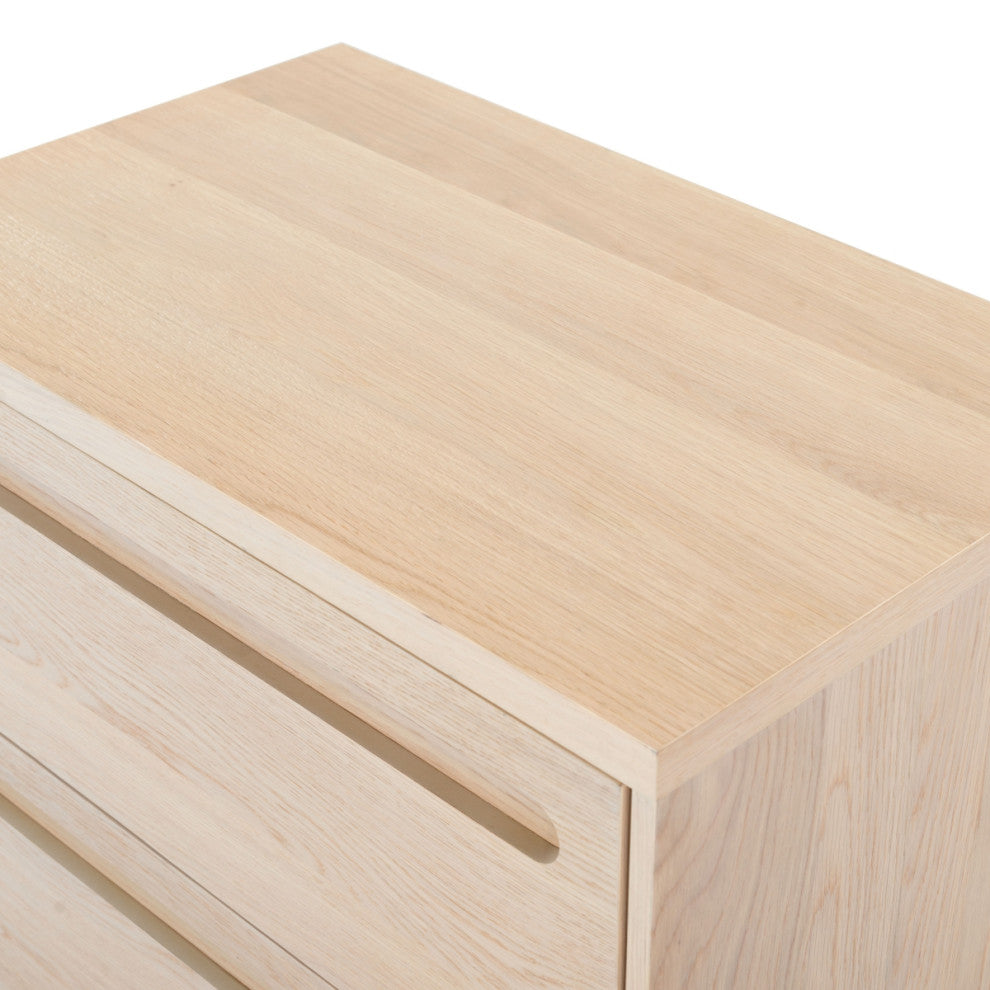 Safavieh Couture Tobiette 2 Drawer Nightstand, Oak