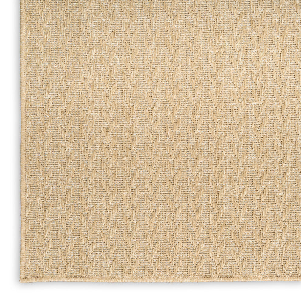 Nourison Tulum 2'2" x 8' Taupe Outdoor Rug