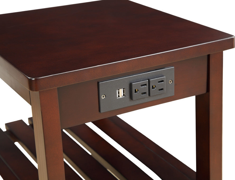 Acme Wasaki Side Table, Espresso