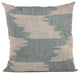 Plutus Blue Faded Abstract Luxury Throw Pillow, 20"x26"