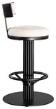 Oscar Swivel Gold Counter Chair, 26", Black