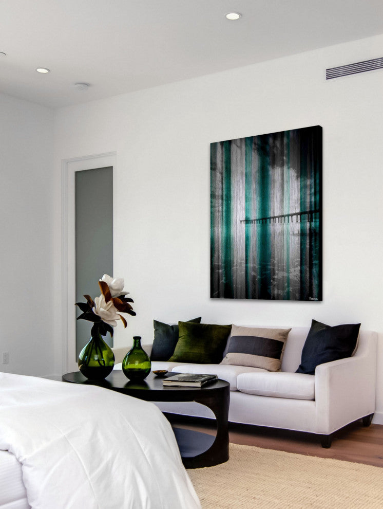 "Long Walk" Print on Brushed Aluminum, 24"x36"