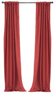 Luca Single Drapery 50"x118" Panel, Rust