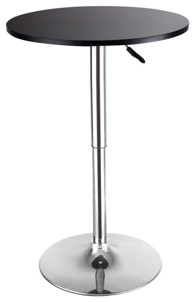 Height Adjustable Round Bar Table
