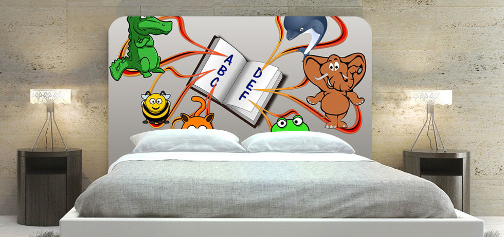 "Dictionary" Headboard