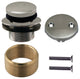 Tip Toe Universal Tub Trim With 2-Hole Faceplate, Satin Nickel