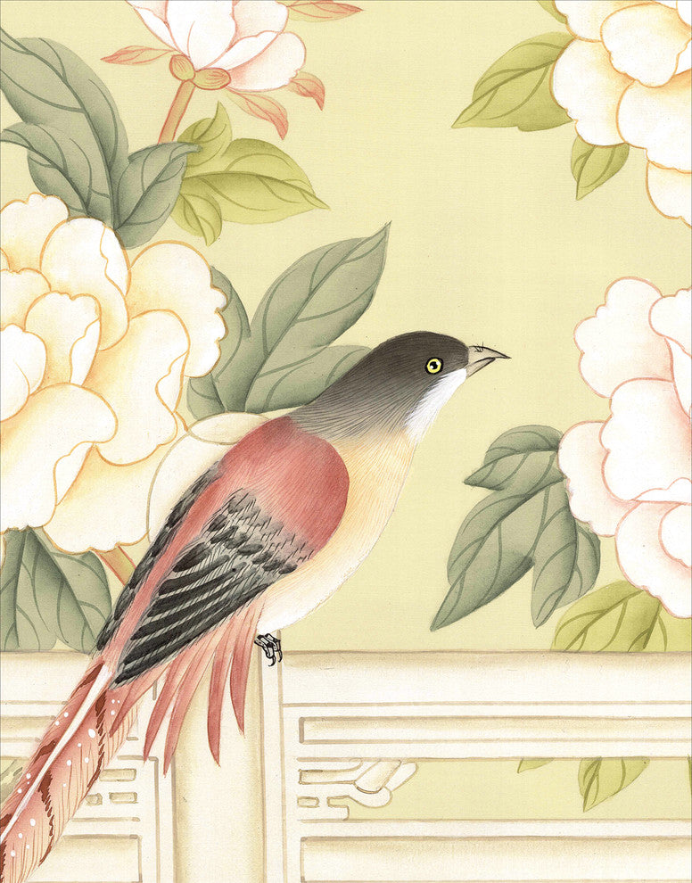 Chinoiserie Wall Mural Adriana, Cream, Sample
