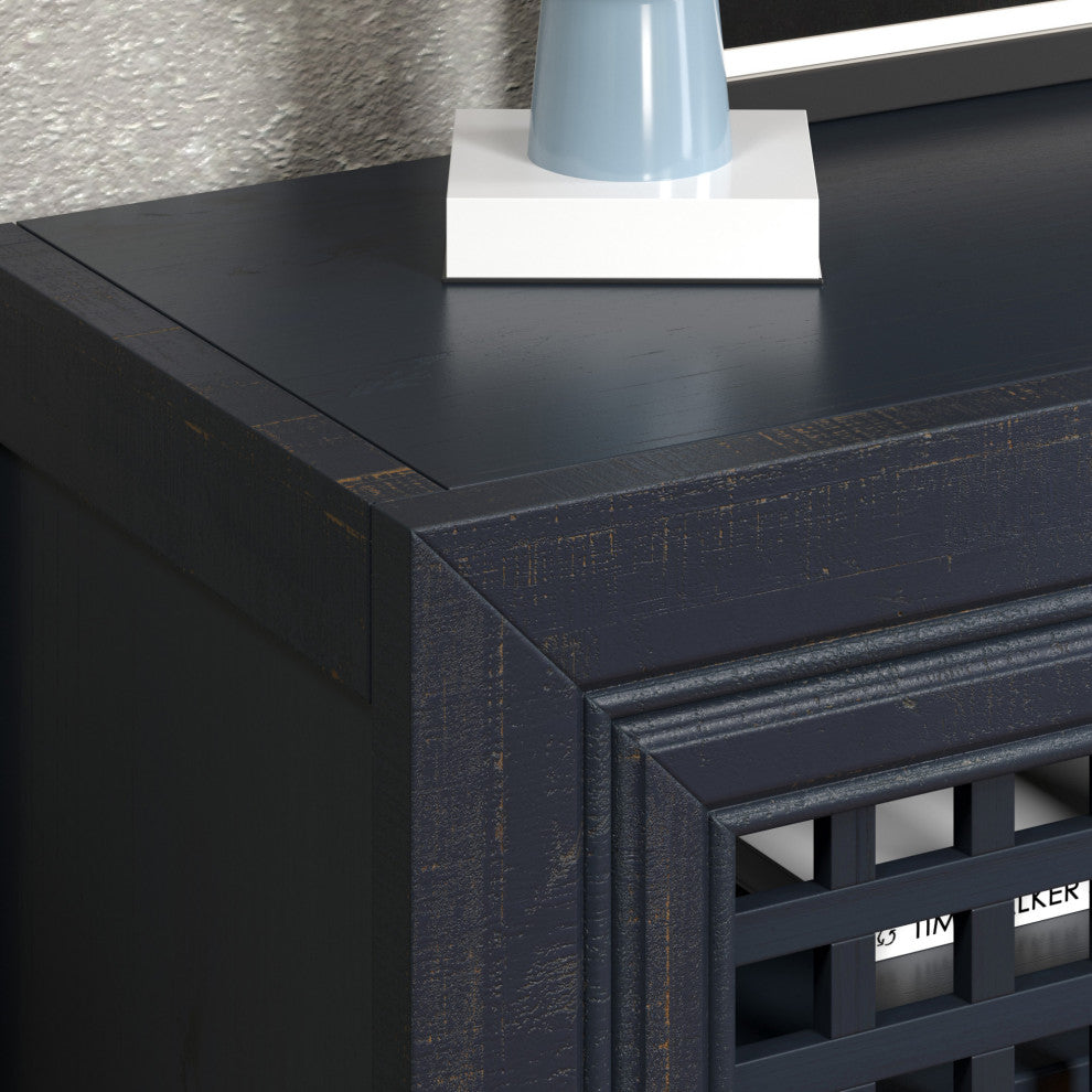 Rio 4 Door Accent Cabinet Navy