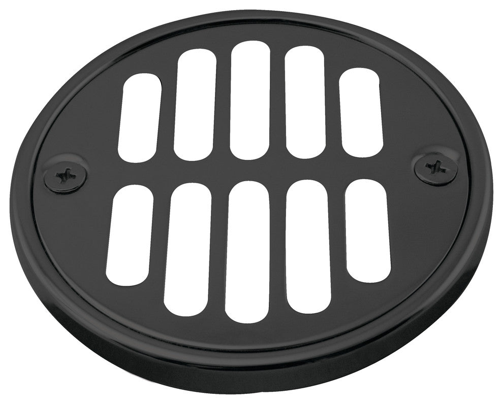 Shower Strainer Set With Screws, Grill and Crown, Matte Black