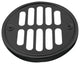 Shower Strainer Set With Screws, Grill and Crown, Matte Black