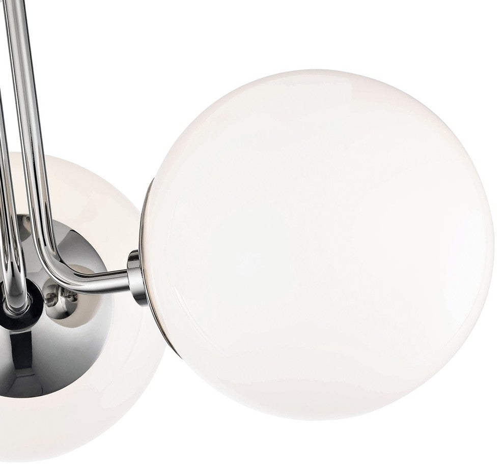 Stella 3-Light Semi-Flush Mount, Finish: Polished Nickel