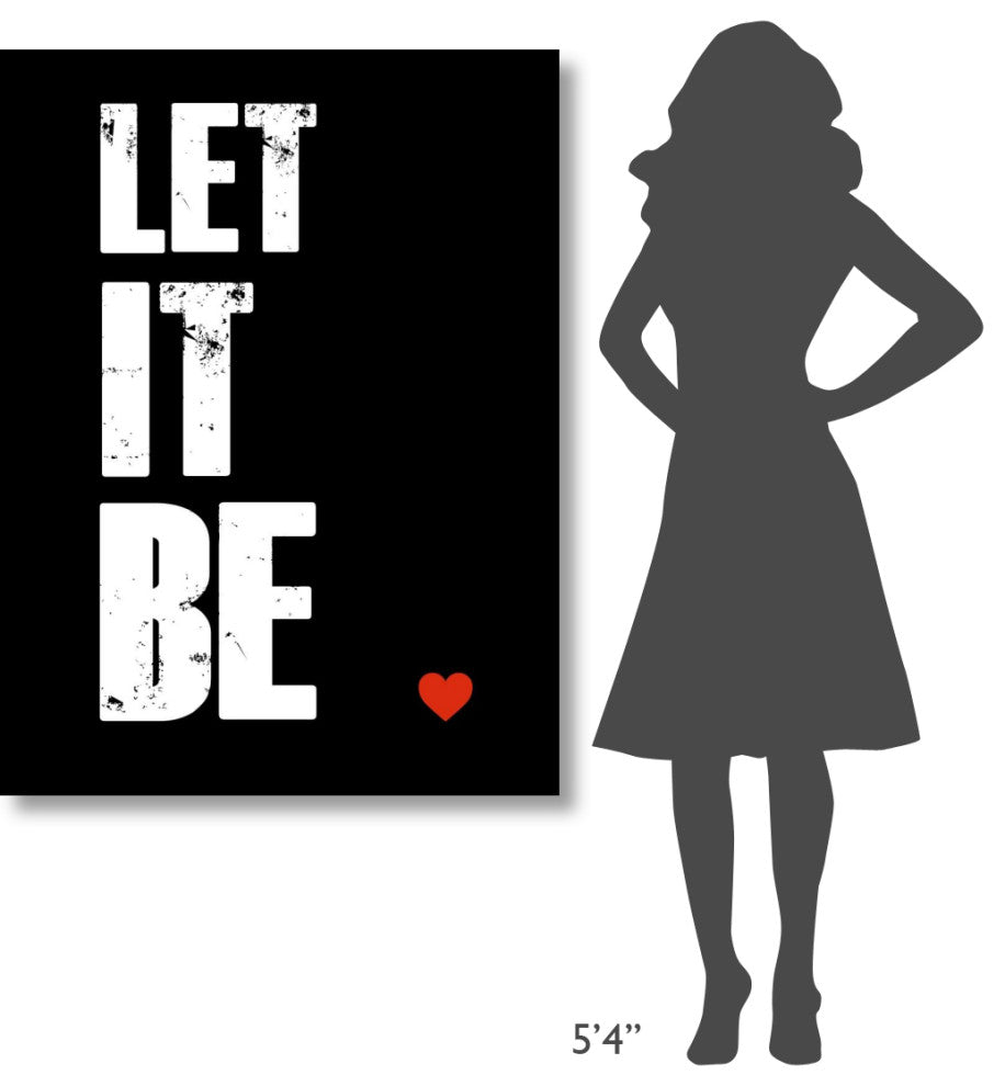 "Let It Be" Poster Fine Art Print