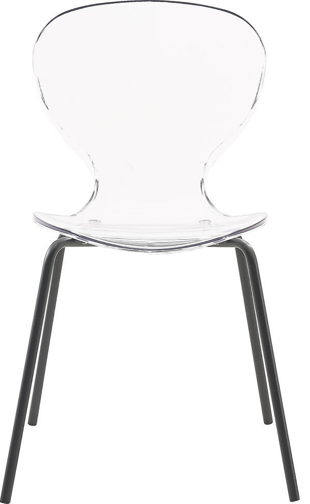 Clarion Dining Chair (Set of 2), Matte Black