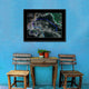 Oceania Vintage Vivid Color Map Canvas, 16"x21"