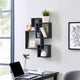 Danya B Intersecting Cube Shelves, Black
