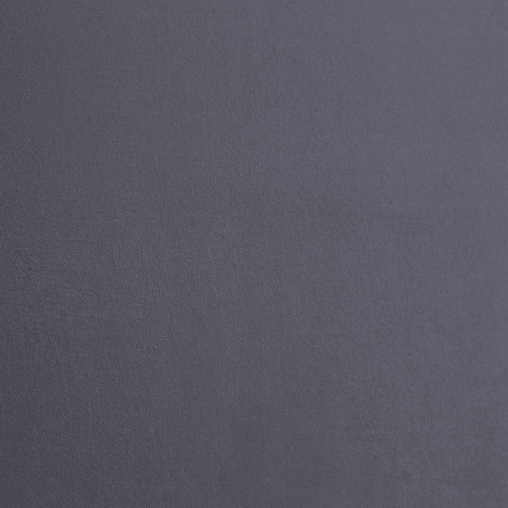 Harlie Velvet Upholstered Bed, Gray, Twin