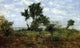 Eugene-Louis Boudin Landscape, near Honflrue Premium Canvas Print