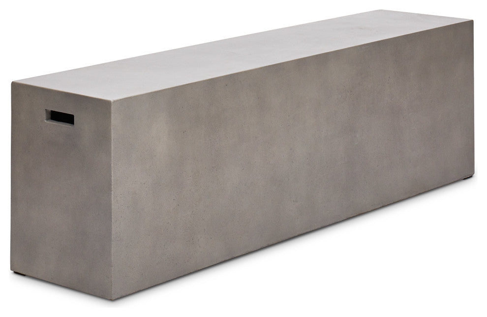 Una Bench, 70.75", Dark Gray