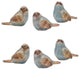 Bird Figurine, 6-Piece Set