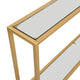 Graydon Gold Slim Console, Gold