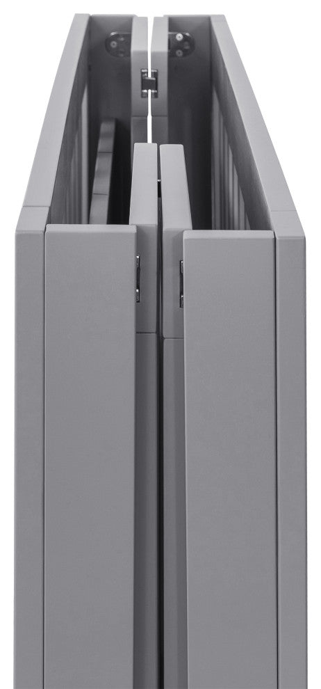 Origami Mini Crib, Gray