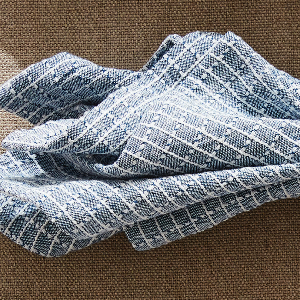 Blue Napkin Sets, Small Squares
