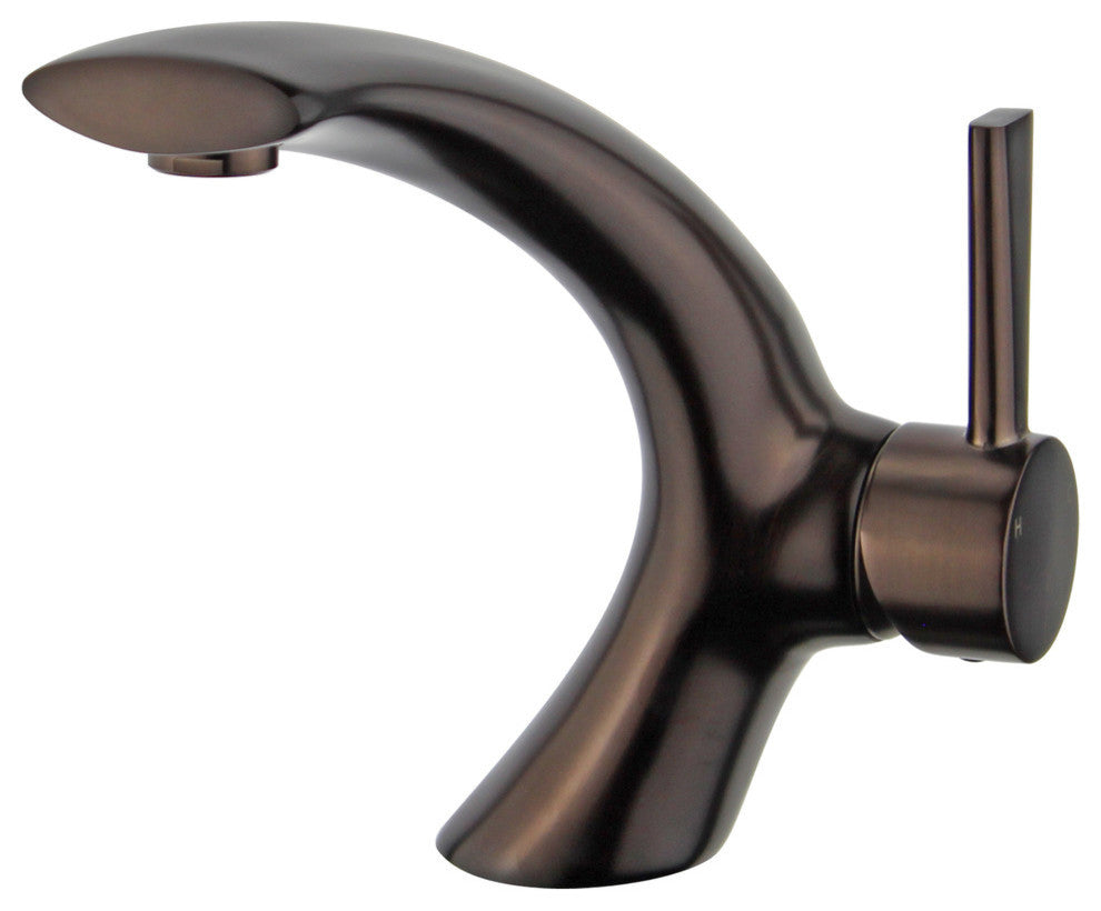 Bilbao Single Handle Bathroom Vanity Faucet, Oil Rubbed Bronze