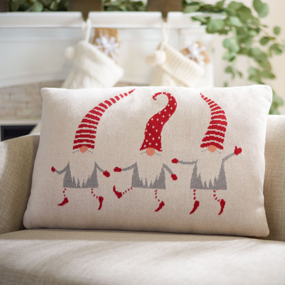 Safavieh Elves Pillow, off-White, 16"x24"