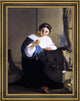 Paulus Bor Cydippe with Acontius's Apple Framed Premium Canvas Print, 21"x28"