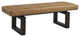 Luxor Leather Bench