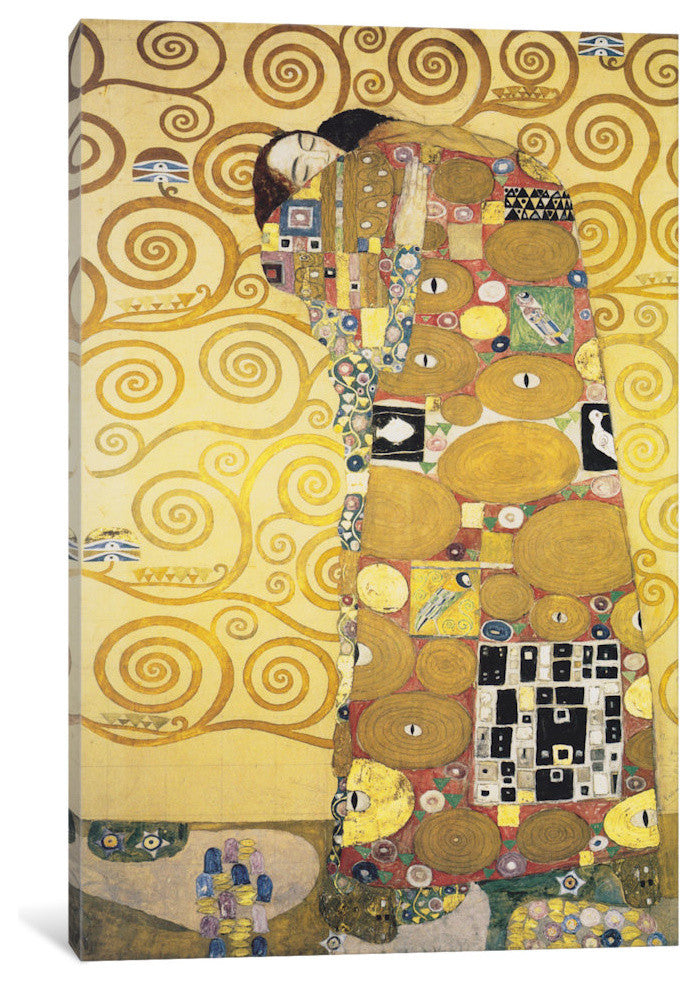 "Erfullung 1905" by Gustav Klimt, 40x26x1.5"