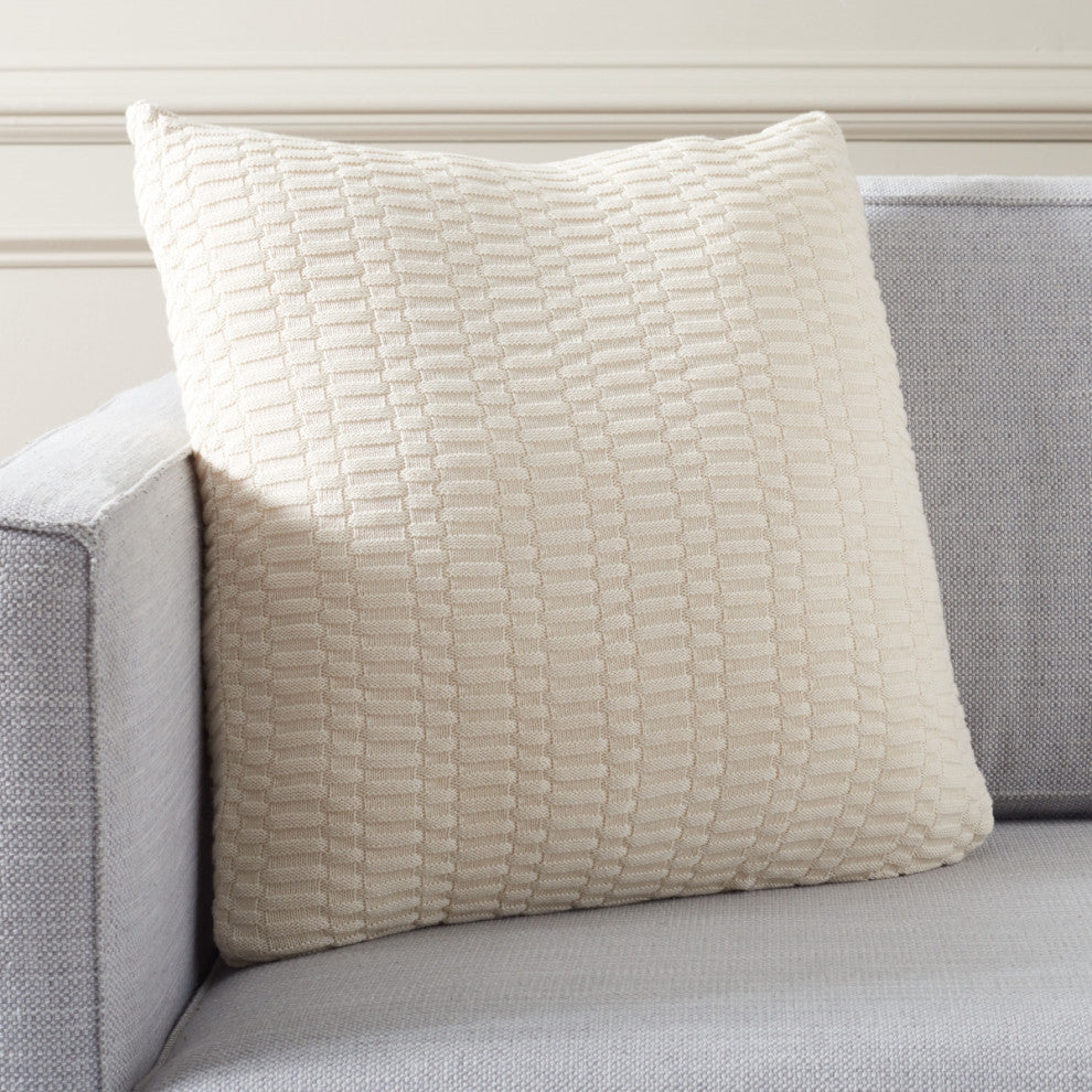 Safavieh Mari 18X18 Pillow, Ivory