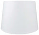 12" Suede Hardback Lamp Shade, Off White