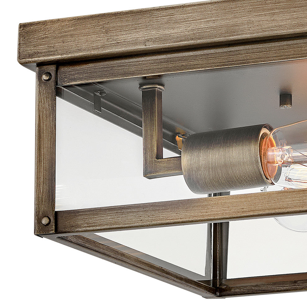 Hinkley Beckham Small Flush Mount, Burnished Bronze