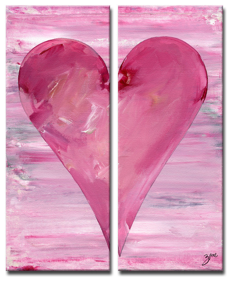 Heartwork "Jessica" 2-Piece Canvas Art Set, 30"x12"