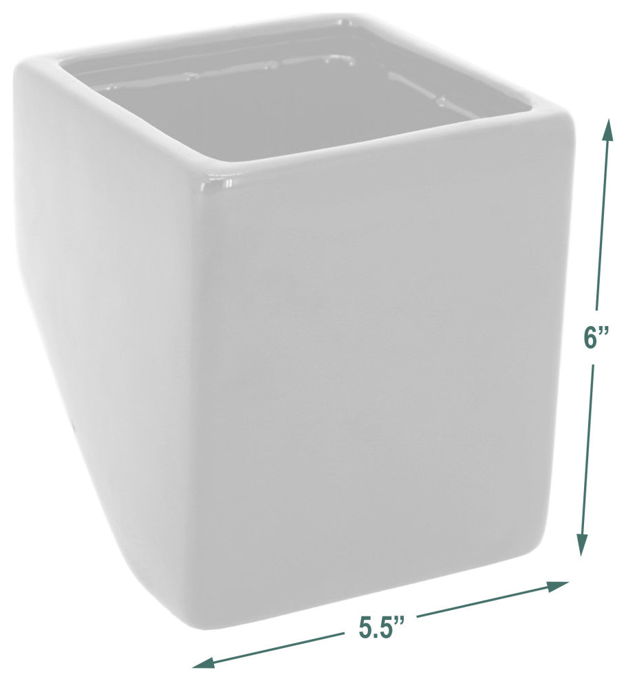 Arcadia Garden Products Large Cube Wall Planter, Coral