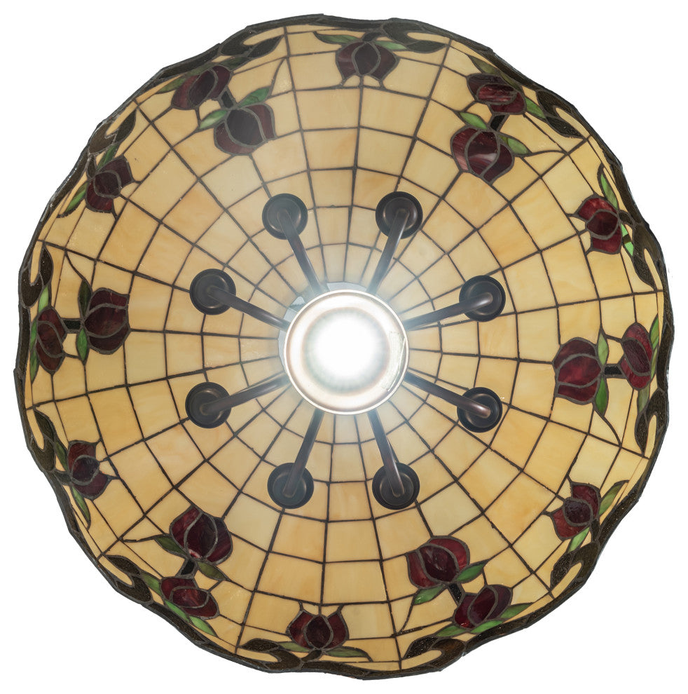 23 Wide Roseborder Pendant