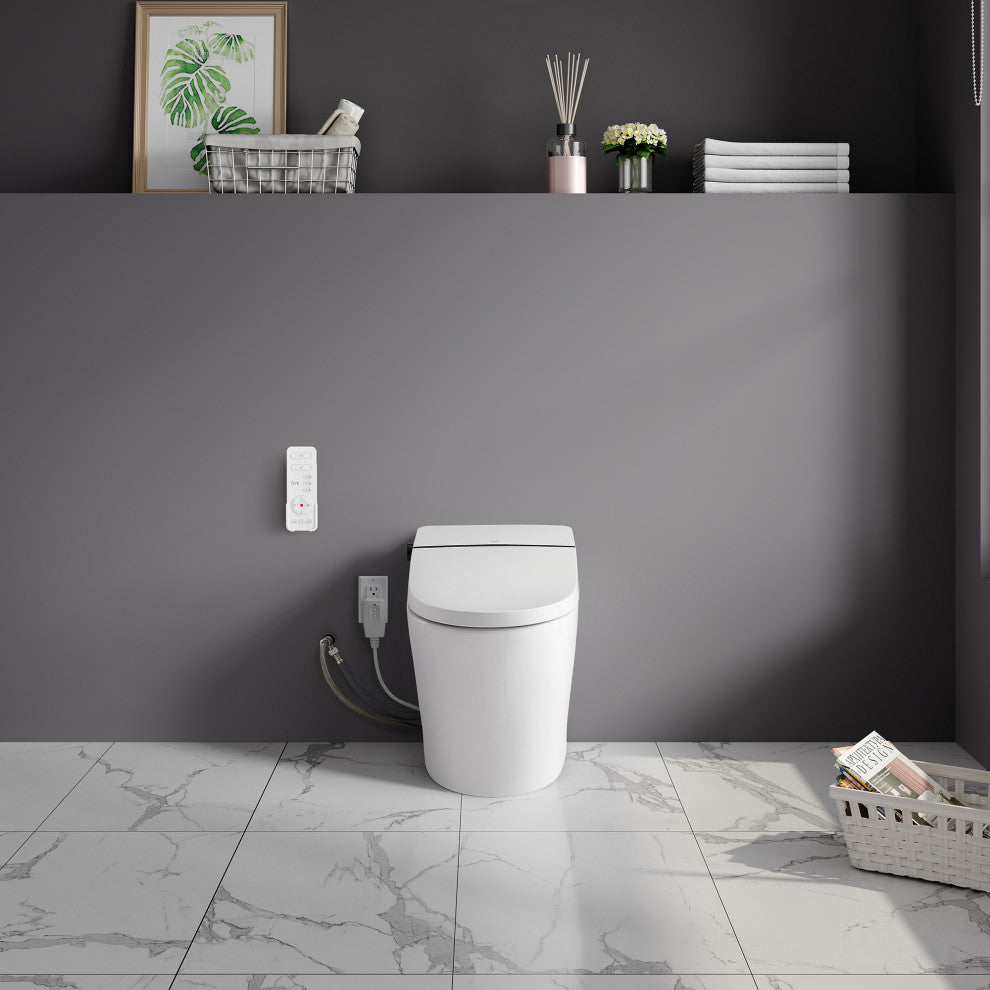 Ove Ella Dual-Flush Smart Bidet Toilet With Built-in Tank